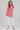 Red Mandarin Collar Printed kurta