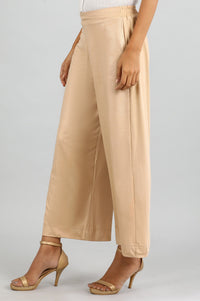 Golden Shimmer Palazzos