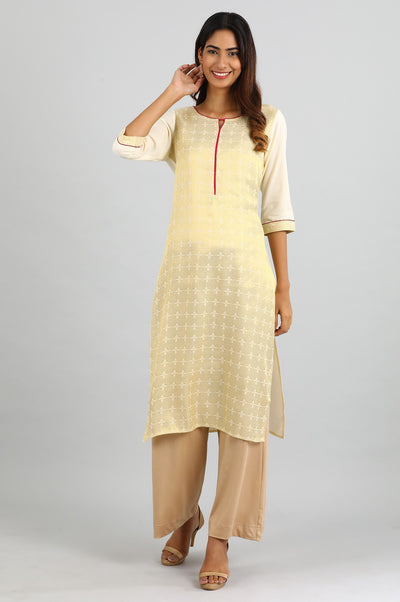Golden Shimmer Palazzos