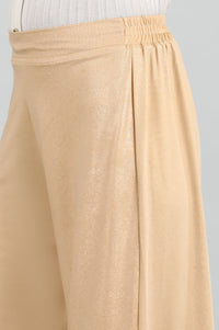 Golden Shimmer Palazzos