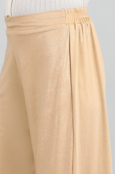 Golden Shimmer Palazzos