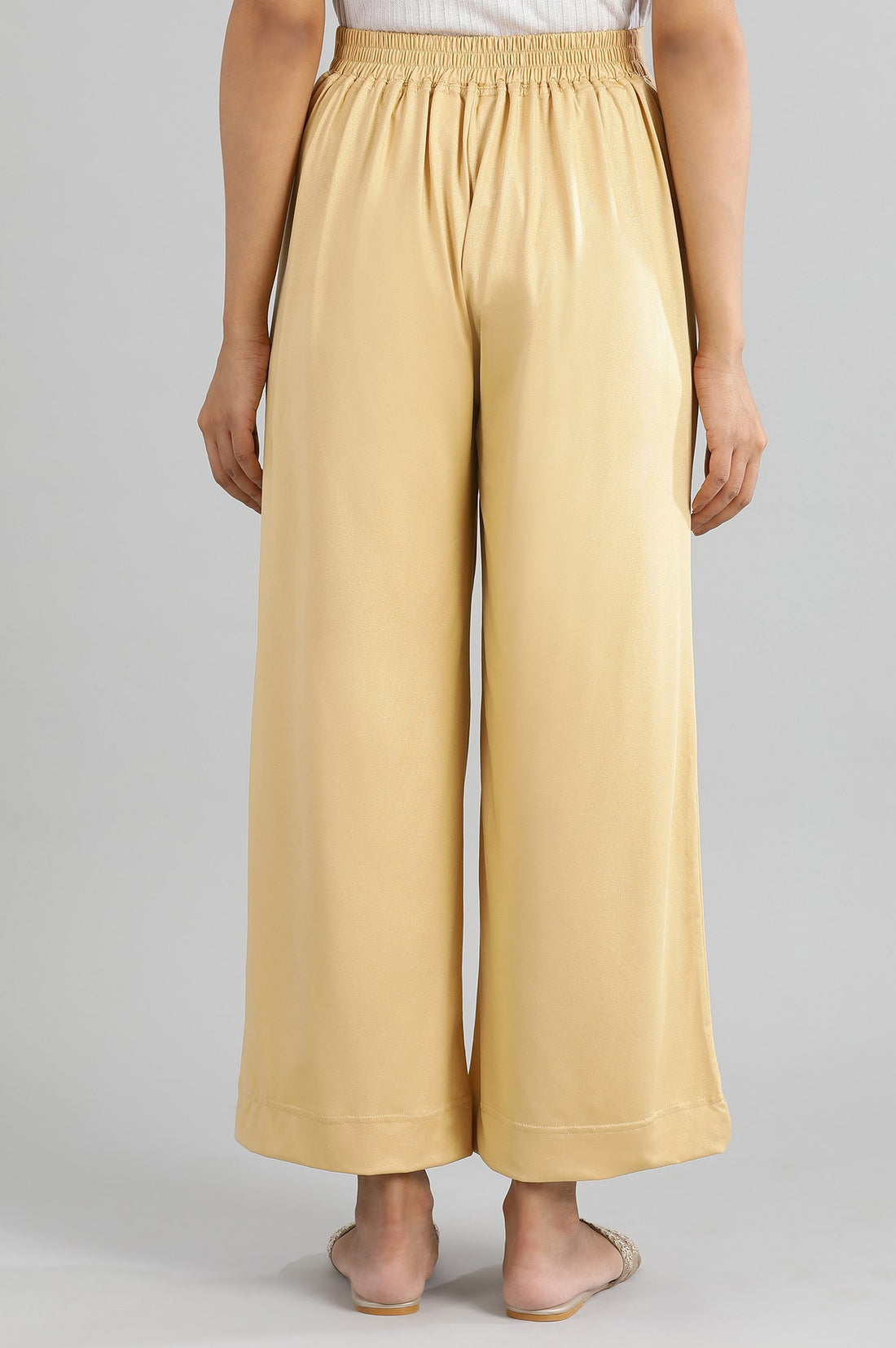 Gold Straight Palazzos
