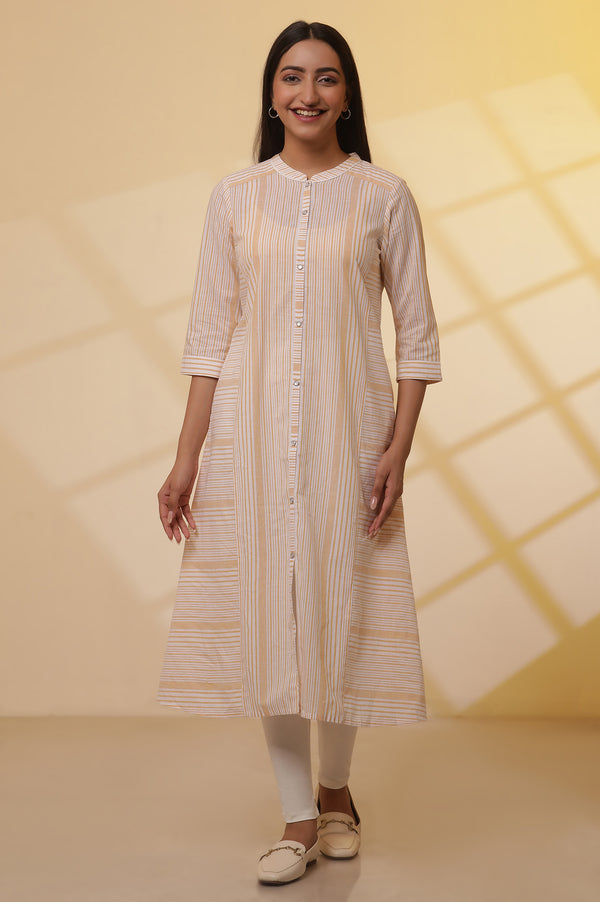 Off-White Solid Tights