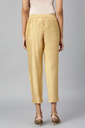 Gold Solid Trousers