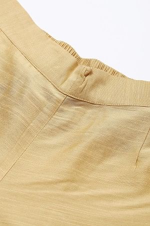 Gold Solid Trousers