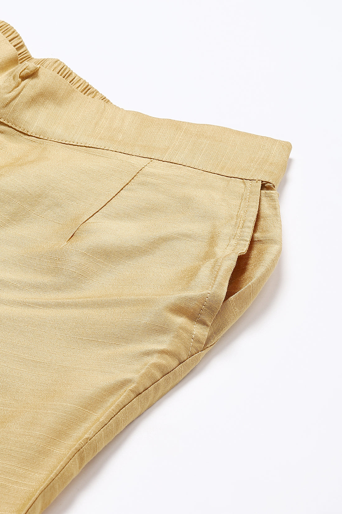 Gold Solid Trousers