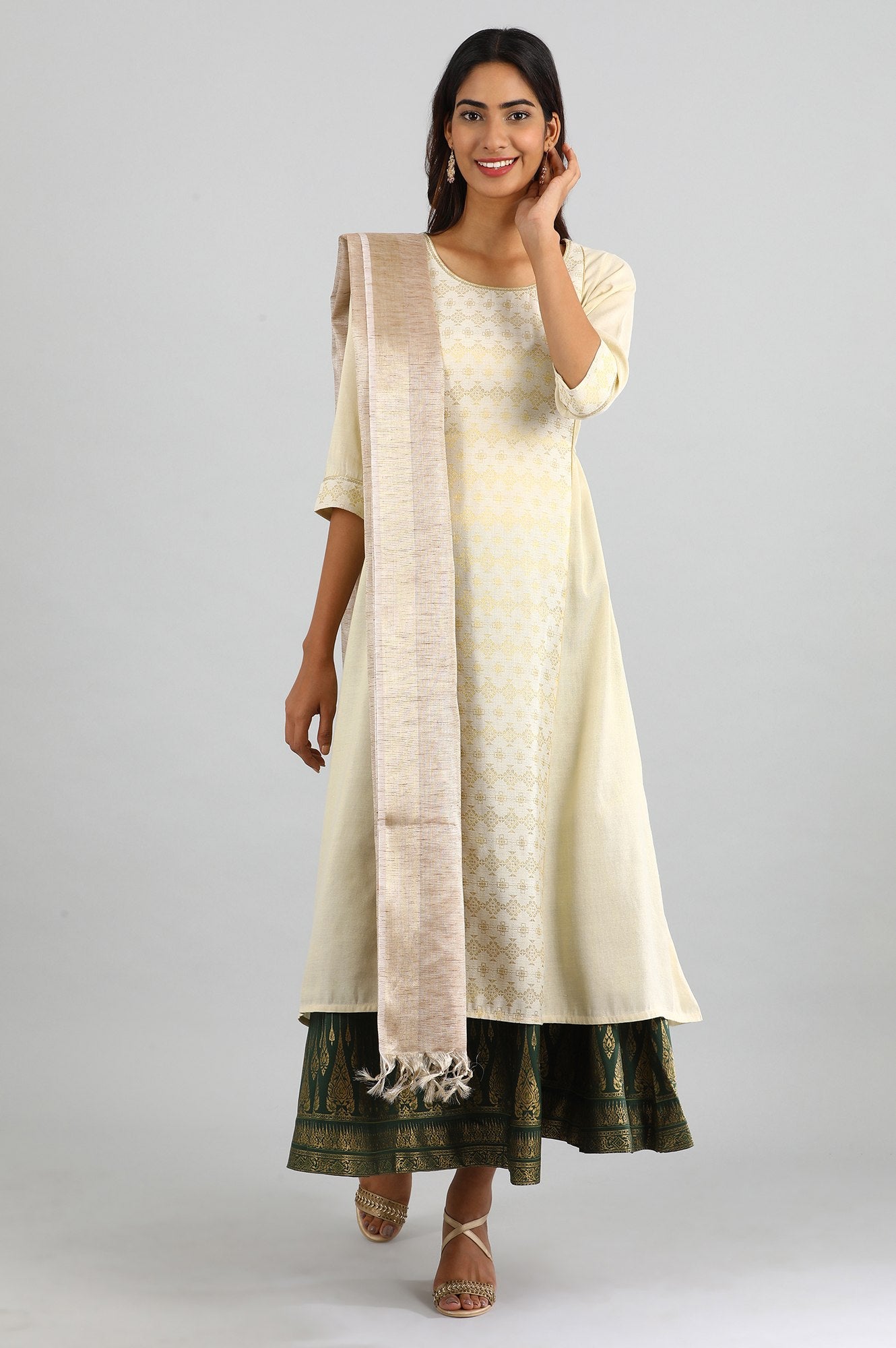 Golden Dupatta