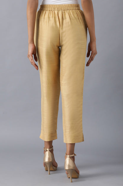 Brown roll-up hem trousers