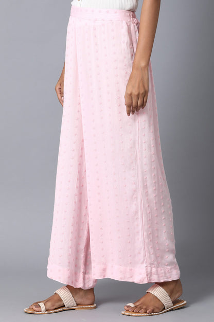 Light Pink Loose Fit Palazzo