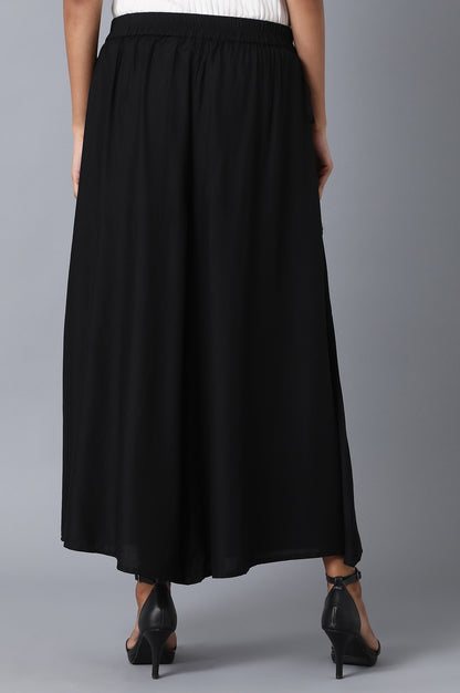 Black Straight Culottes