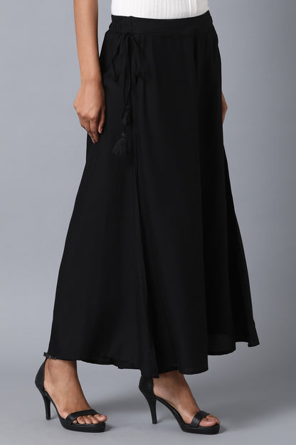 Black Straight Culottes