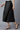 Black Solid Flared Cotton Culottes With Elasticated Waist