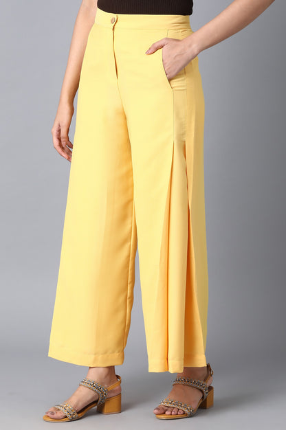 Yellow Loose Fit Palazzo