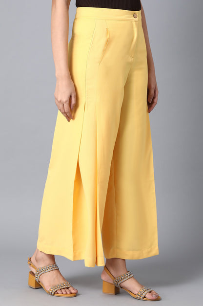 Yellow Loose Fit Palazzo