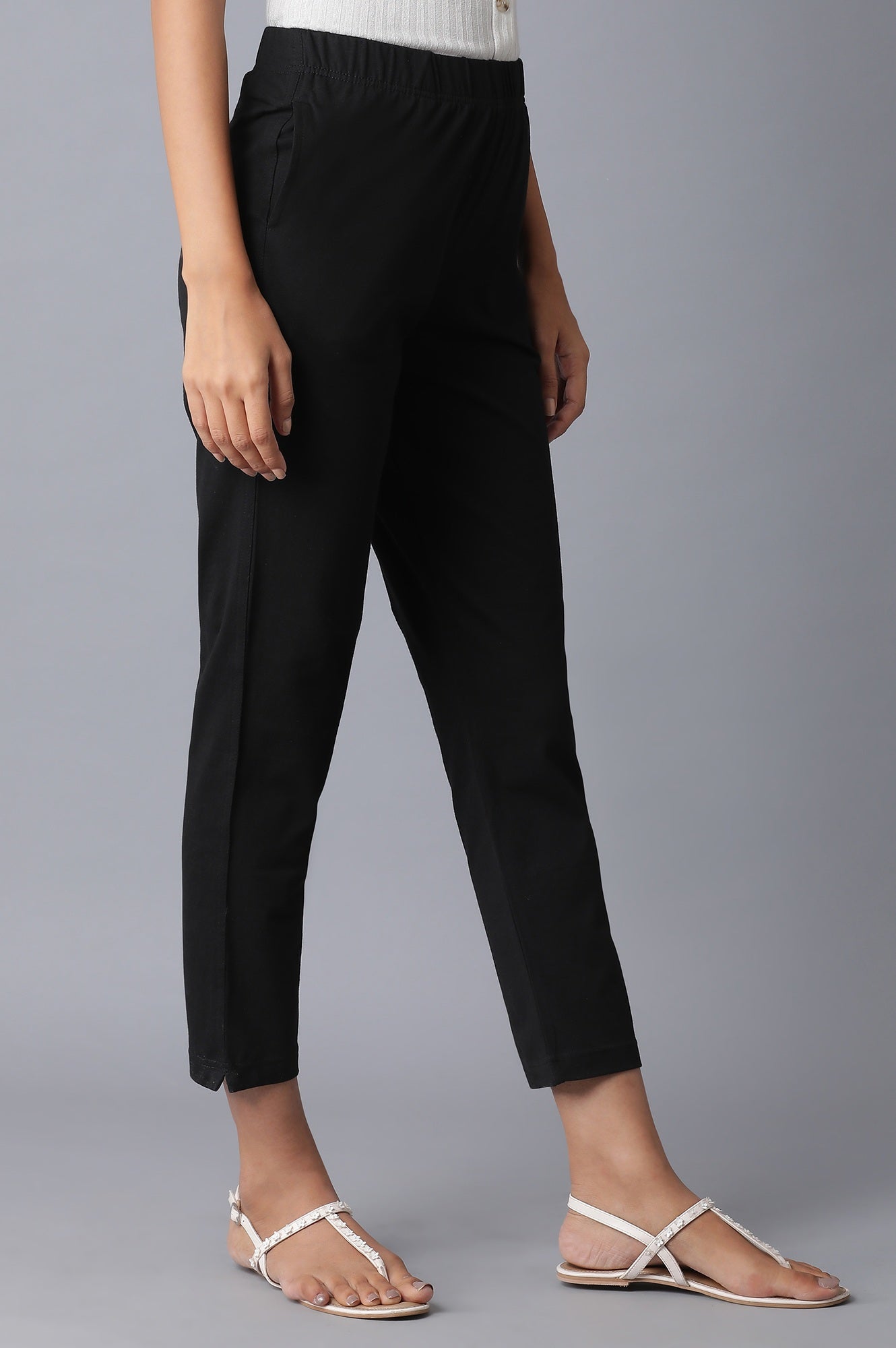 Black Slim Fit Pants