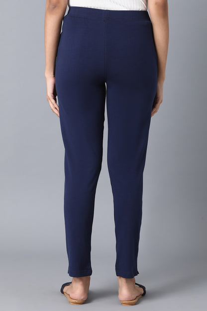 Blue Slim Fit Pants