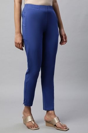 Blue Straight Pants