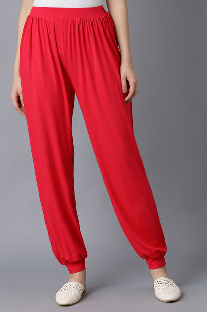 Red Harem Pants