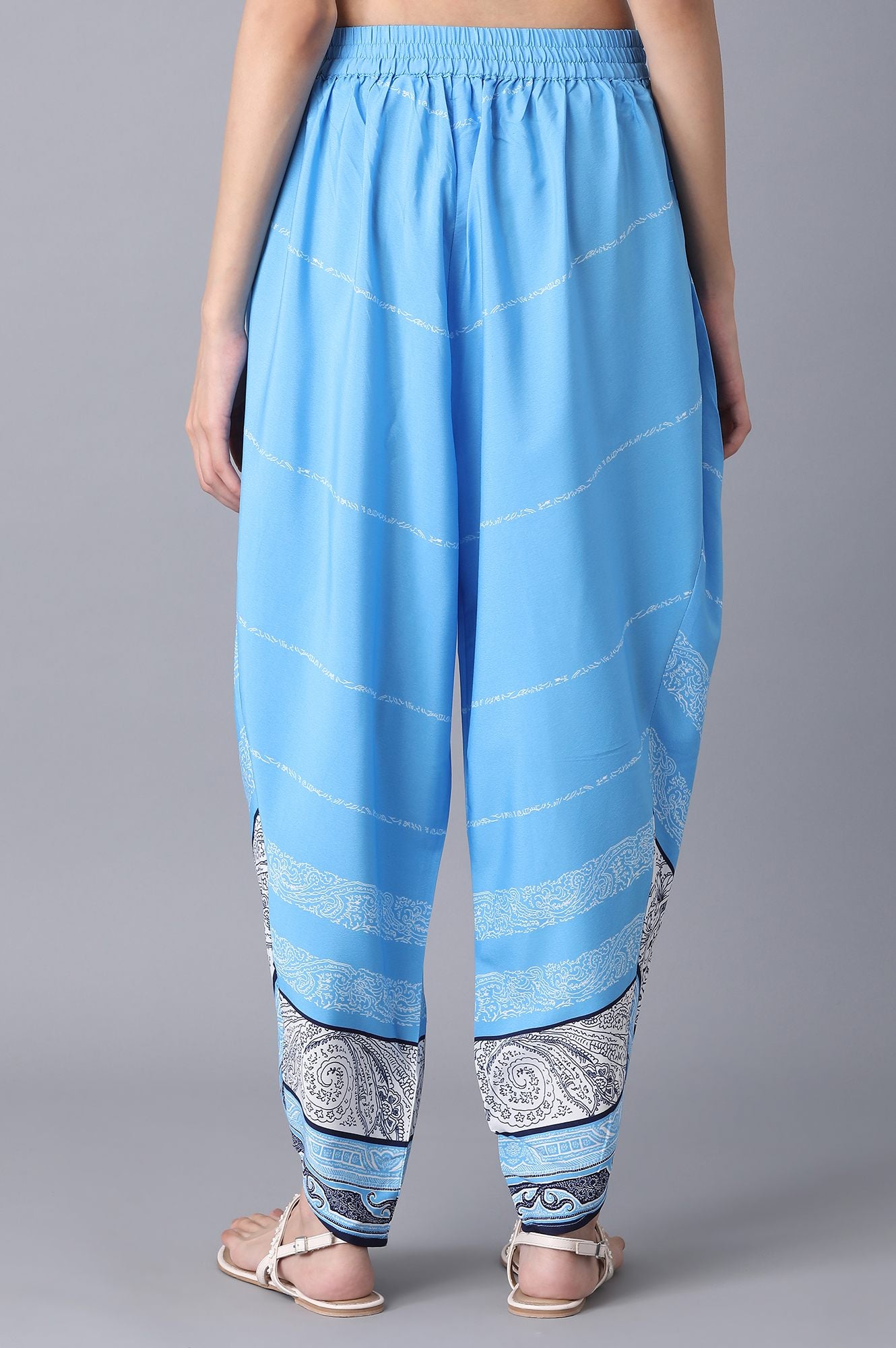 Blue Ankle Length Salwar