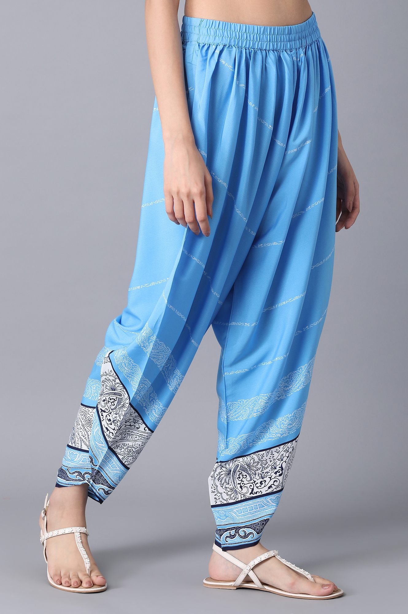 Blue Ankle Length Salwar