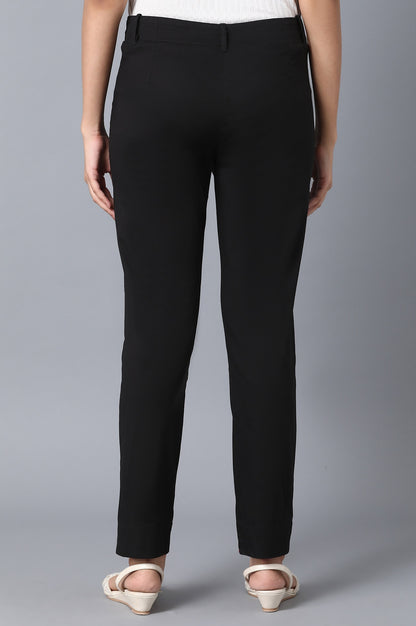 Black Slim Fit Trouser Pants