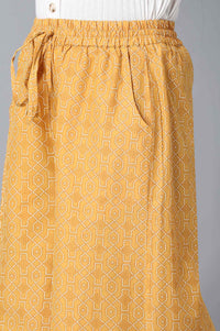 Gold Straight Palazzo