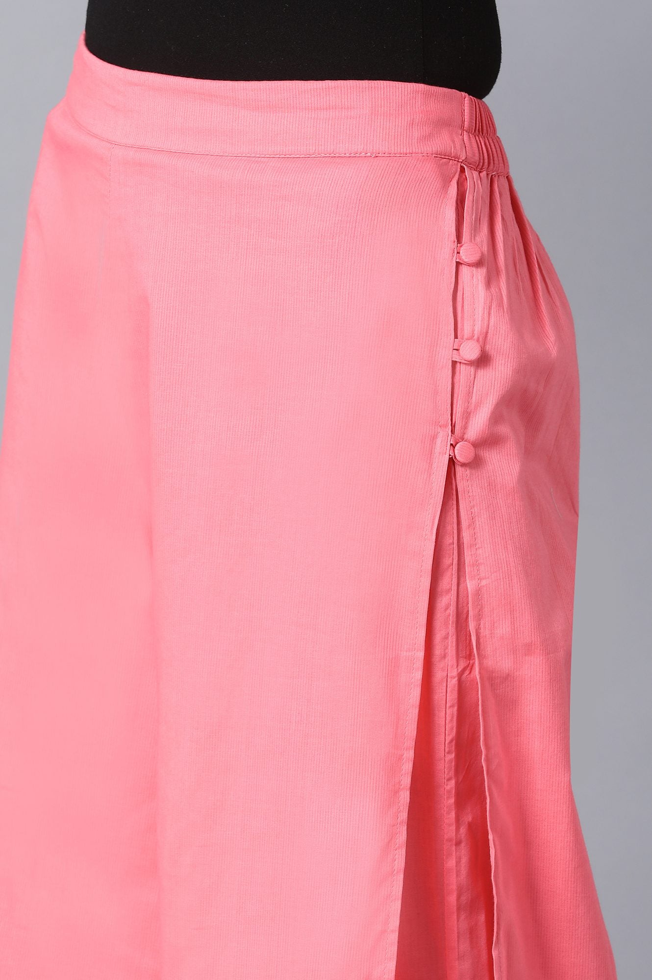 Pink Slim Fit Palazzo Pants