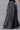 Black Solid Flared Denim Skirt With Side Pockets