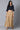Golden Printed Flared Skirt