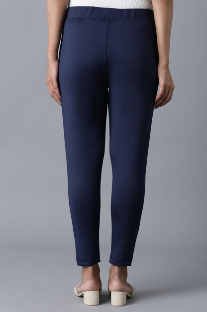 Navy Slim Fit Tights