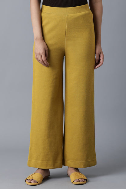 Yellow Ankle Length Palazzo