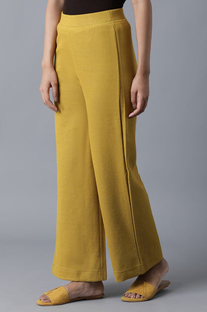 Yellow Ankle Length Palazzo