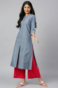 Pink Solid Flared Palazzo With Elasticated Waist