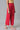 Pink Solid Knitted Angle Length Palazzo