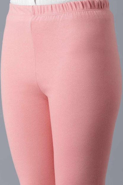 Pink Ankle Length Tights