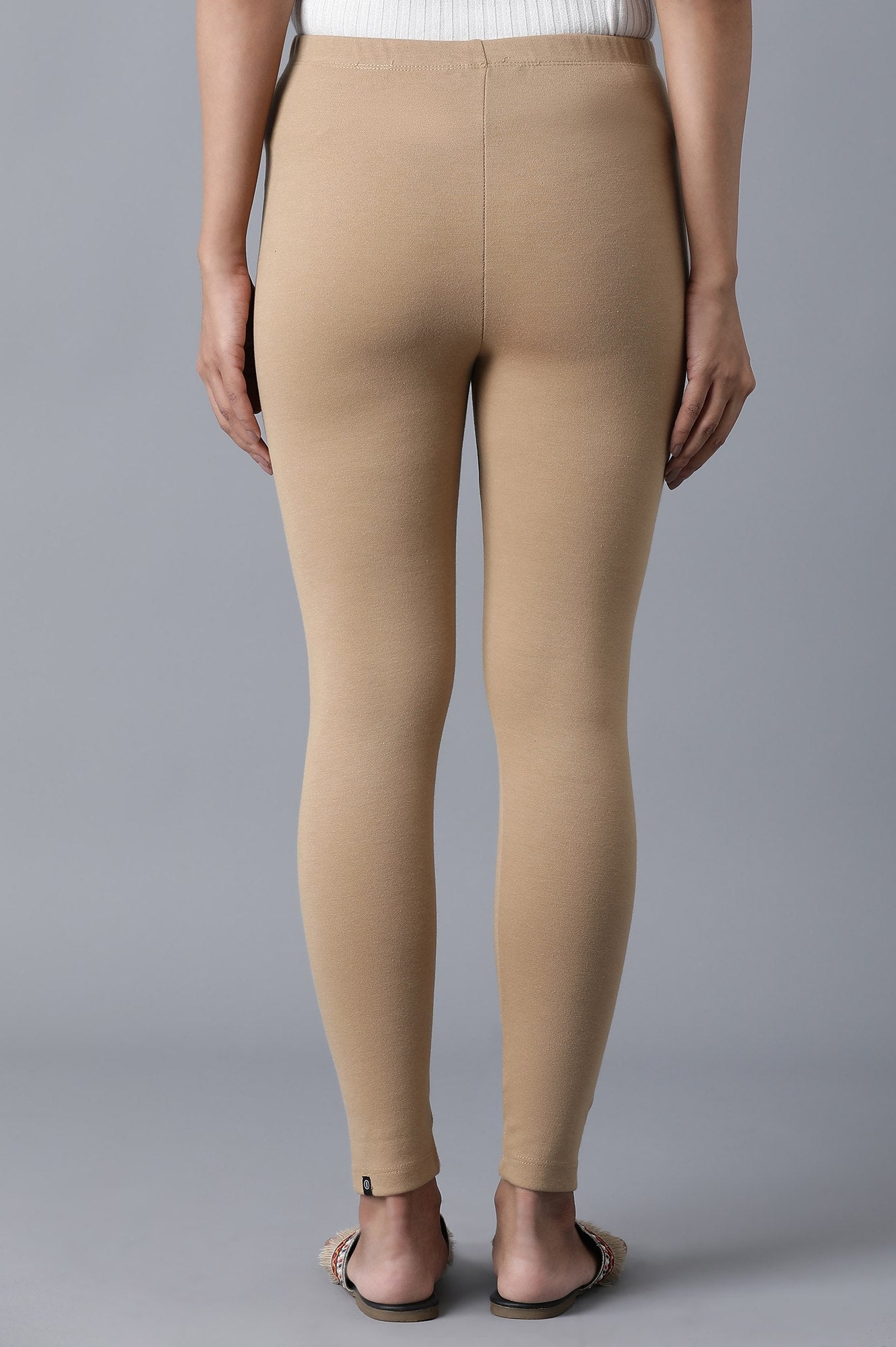 Gold Ankle Length Tights