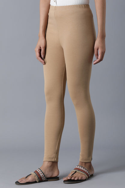 Gold Ankle Length Tights