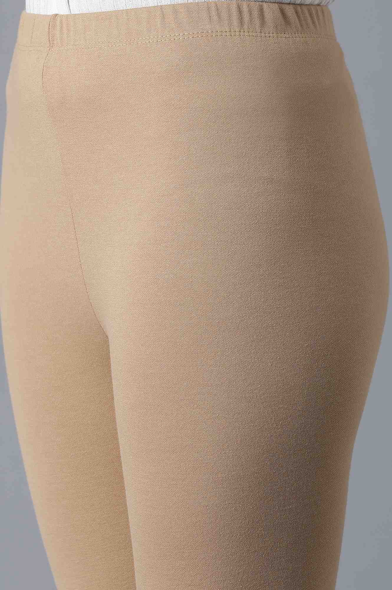 Gold Ankle Length Tights