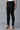 Black Solid Skinny Fit Cotton Tights With Elasticated Waistband