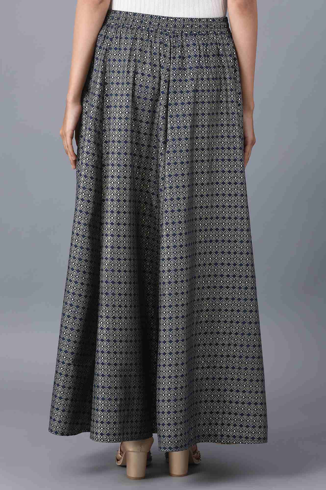 Blue Reversale Skirt