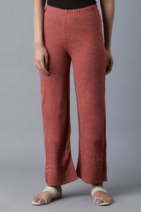 Maroon Straight Palazzo