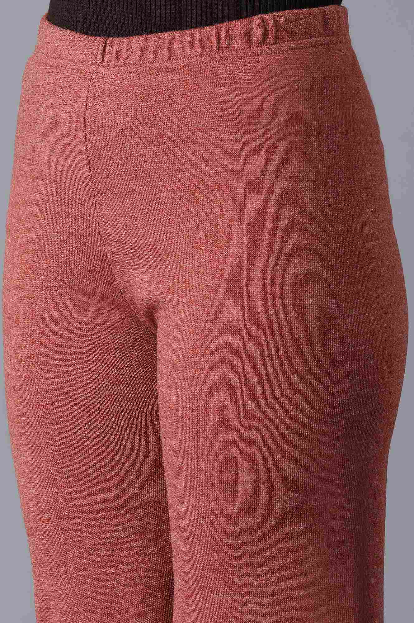 Maroon Straight Palazzo