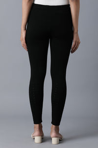 Black Ankle Length Tights
