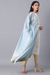 Light Blue Voile Dupatta