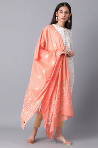 Light Pink Printed Dupatta