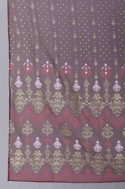 Burgundy Printed Dupatta