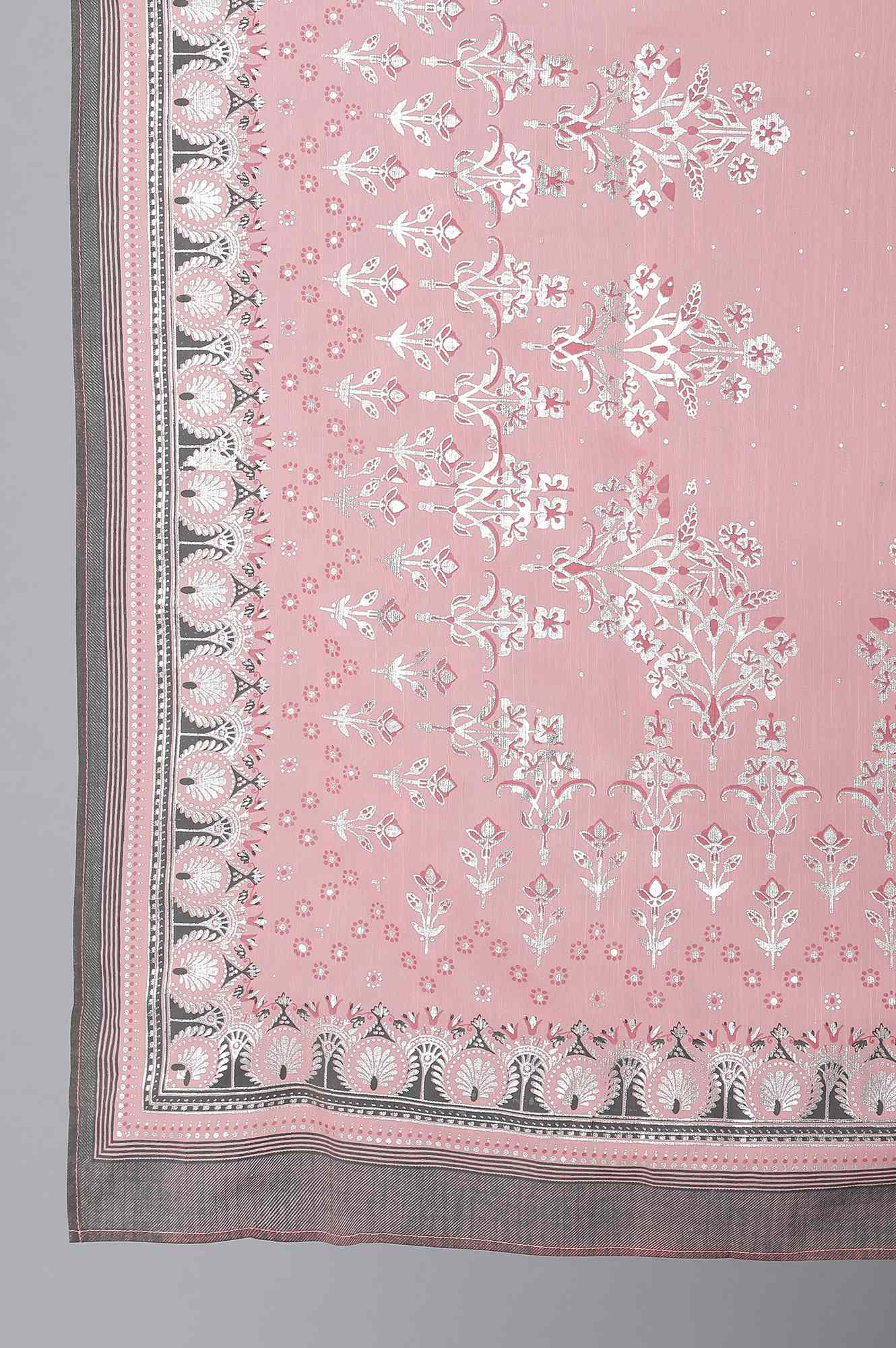 Pink Chiffon Dupatta