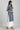 Blue Round Neck Yarn-dyed kurta