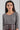 Grey Round Neck Checkered Liva Jumpsuit