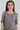 Grey Round Neck Yarn-dyed Liva kurta